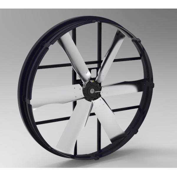 Промышленный выхлопный вентилятор с диаметром лезвия вентилятора 72'/1.83m и максимальным воздушным потоком 120000m3/h