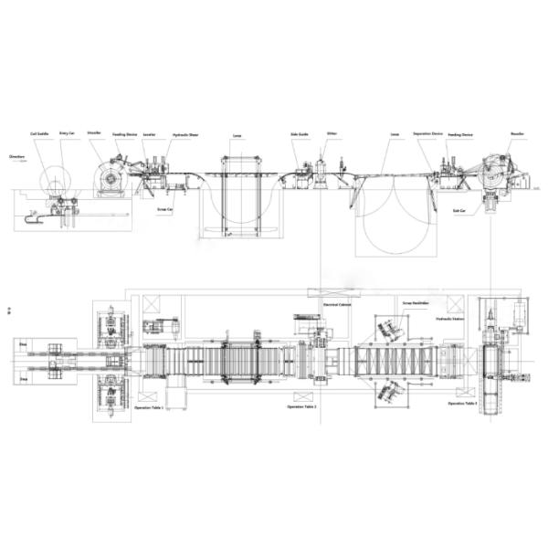 6mm Thick Carbon Steel Heavy Gauge Slitting Line With 1600mm Width