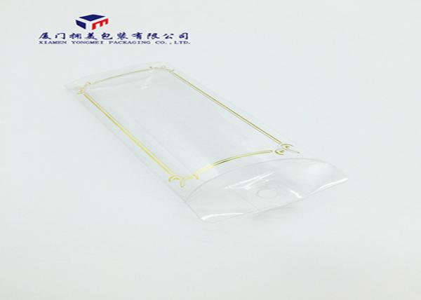 Hot Gold Stamping Lines Plastic Pillow Boxes Light Weight Convenient Carrying