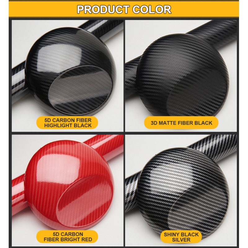17m Carbon Fiber Film PVC PET Wrap Ppf Film 5d Vinyl
