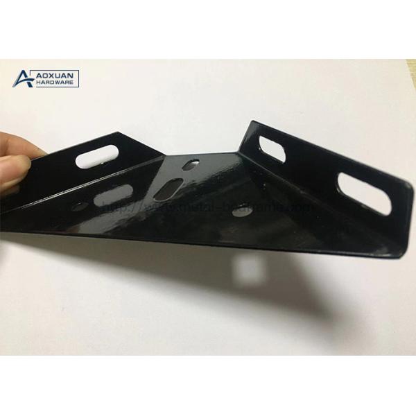 High Strength Bed Frame Connectors , 2mm Metal Triangle Corner Brace