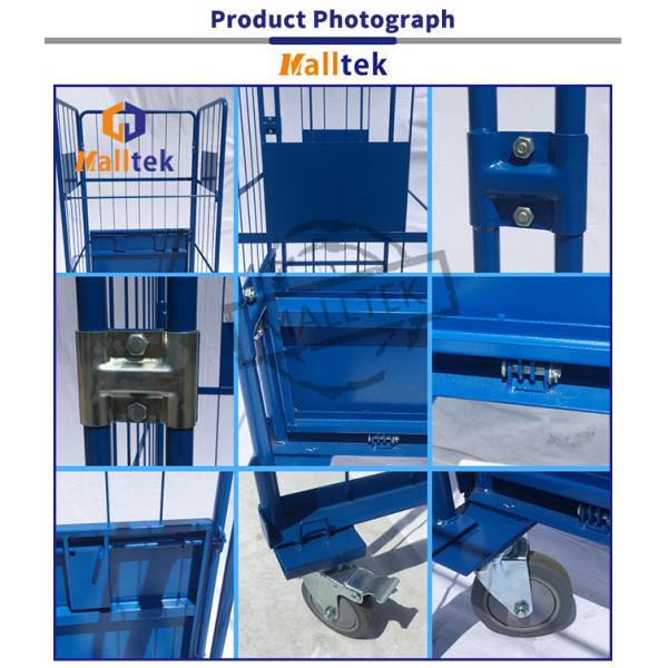 Хранилище Цинковые логистические тележки складная проволока