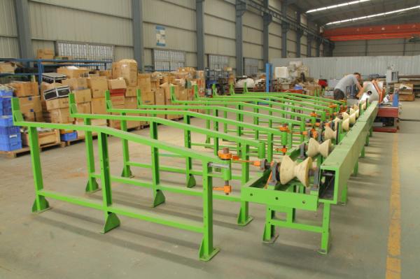 Spiral Ultrasonic Testing System Through Type Eddy Current Test Off Line