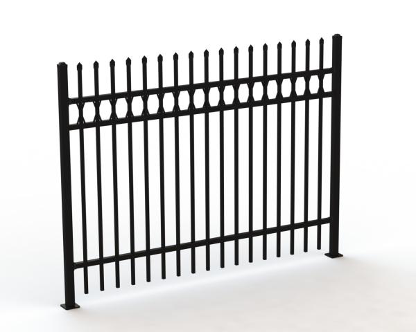 Tubular Steel Fence design, customized tubular fencing for sale