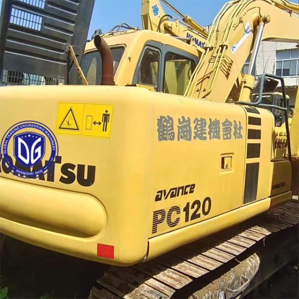 Used Komatsu PC120 12Ton Crawler Excavator Original From Japan Good Performance