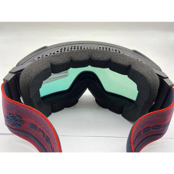 Custom Logo Double Anti-Fog UV400 Prescription Ski Goggles Magnetic Polycarbonate Design