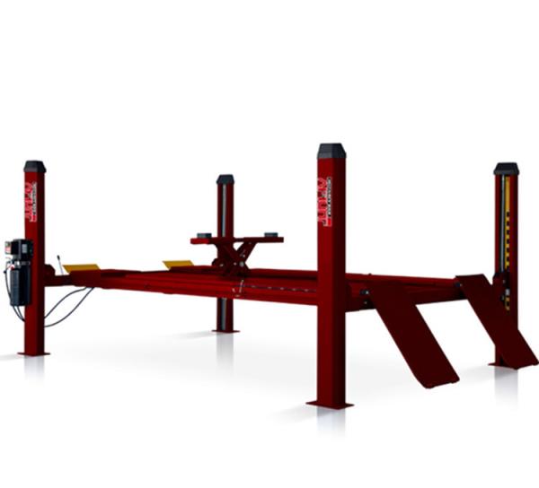 3700kg Capacity Four Post Vehicle Lift Height 1700mm Simple Maintenance