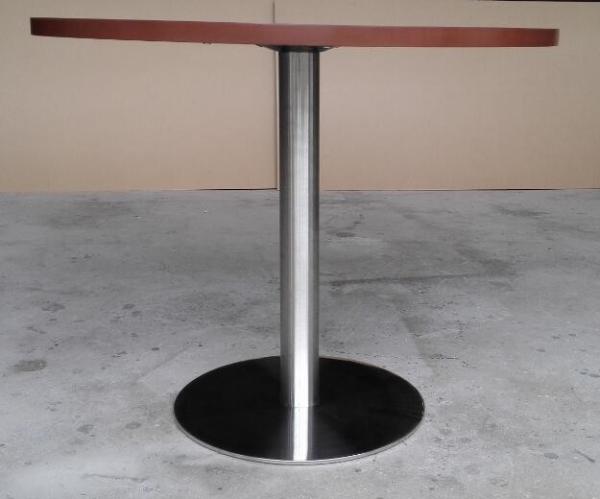Durable Wooden Dining Room Tables Polished Metal For Restaurant