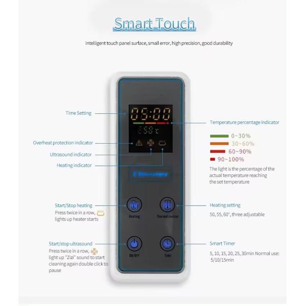 Meilleur vendeur Utilisateur de nettoyage par ultrasons domestique Utilisateur de nettoyage par vapeur SUS304 6L