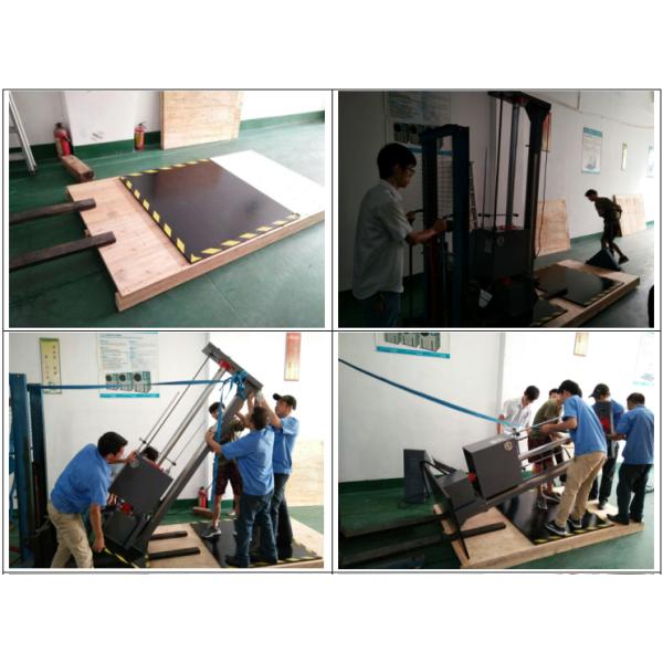 Multi-functional Lab Test Equipment / Angle Free Fall Drop Simulation Carton Box Drop Test Machine