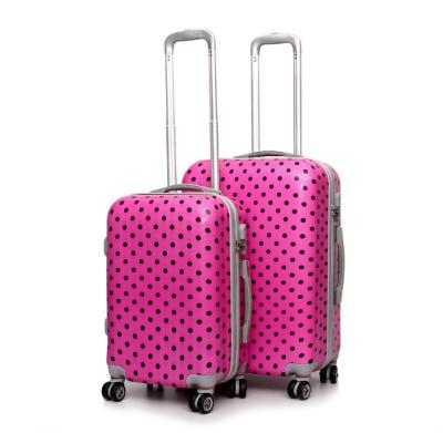 ABS PC travel trolley luggage bag from China baigou factory
