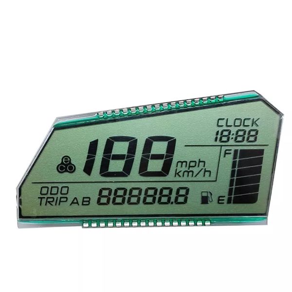 Custom HTN TN VA LCD for Motorcycles Speedometer Segment LCD Screen for Yamaha