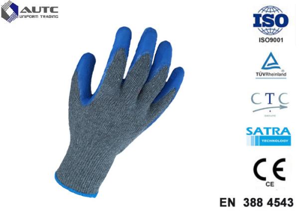 Corte o látex respirável flexível da fibra de vidro do nylon HPPE das luvas resistentes revestido