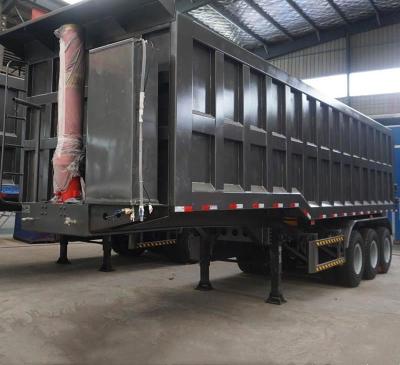 40t Loading Dump Truck Practical Dump Semi Trailer with Tread 1840mm and Wabco Relay Valve