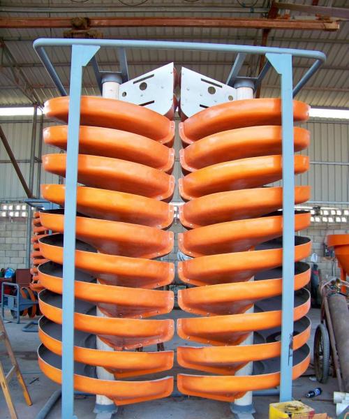 Fabriquant d'équipement de habillage de minerai de descendeur en spirale et d'or et usine de machines de mine de cuivre