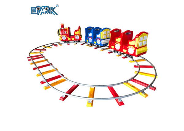 Amusement Park Electric Kiddie Ride On Train With Track My Train 5 Seats For Child