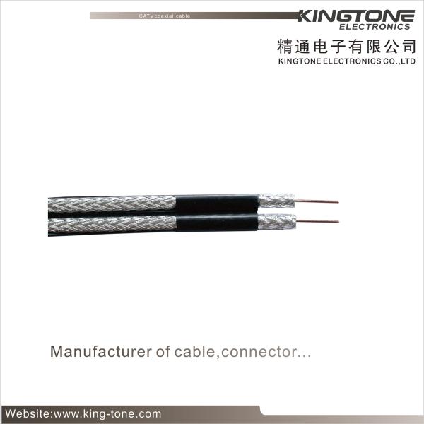Direct Burial CATV RG11 Coaxial Cable 14 AWG / Coaxial Video Cable