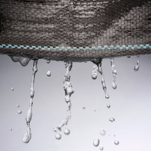 6 x 33 feet Sheet Woven Weed Control Fabric - Stabilized Black Heavy Duty 3 oz/yd² Landscape Ground Cover Membrane