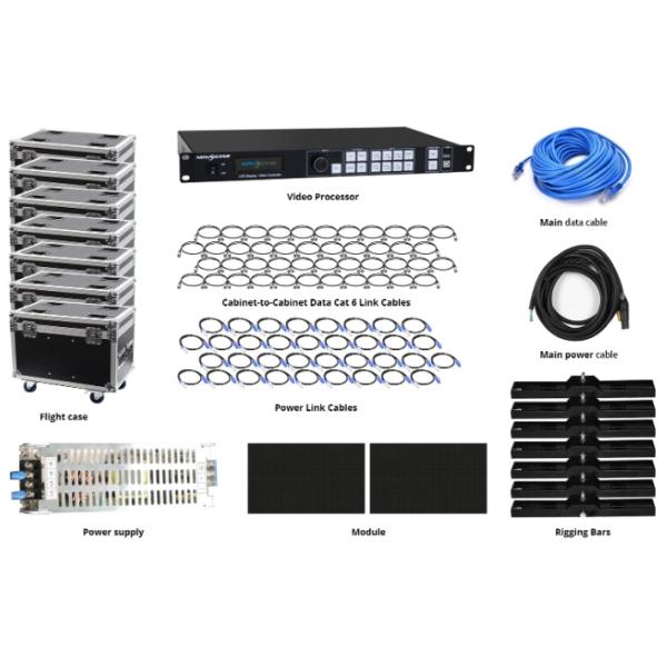 Сплавленный алюминий IP34 P3.91 SMD2121 Сцена светодиодные экраны для сцены