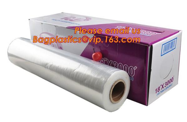 surface protection PE best fresh cling film, China stretch cling wrap manufacturer pe food wrap with sample