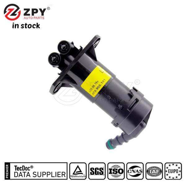 ZPY Headlamp Washer Cylinder Left 4F0955101 for Audi A6 2005-2011