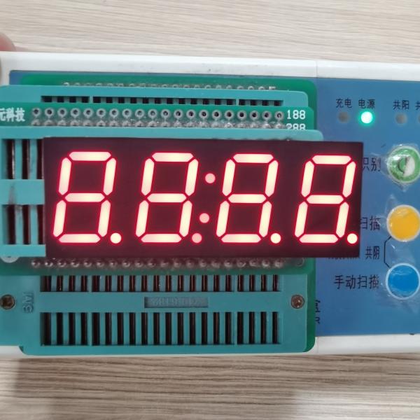 Affichage LED à quatre chiffres pour cuisinière à induction