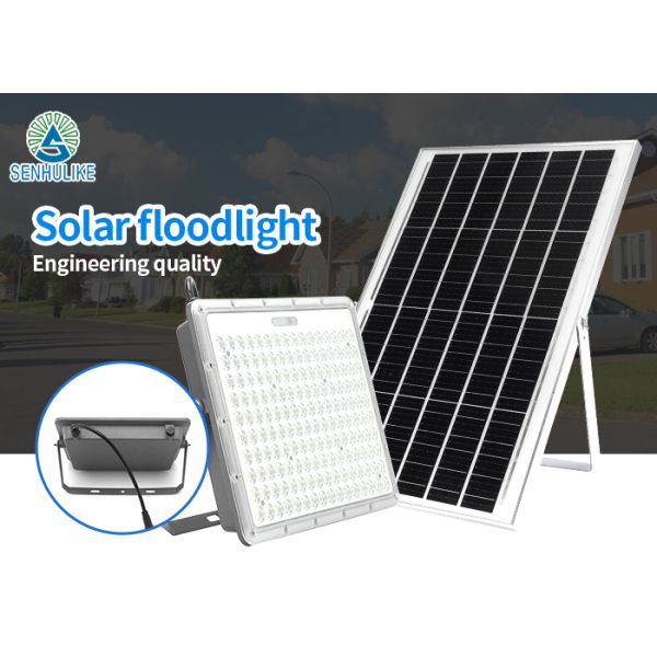 Aluminum Solar Outdoor LED Flood Light 100W Outdoor Garden Security Lights