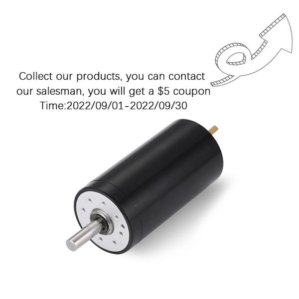 Faradyi Custom Coreless Dc Motor Coreless Brush Motor Standard Coreless High Volt Servo Motor For Electric Golf Ball