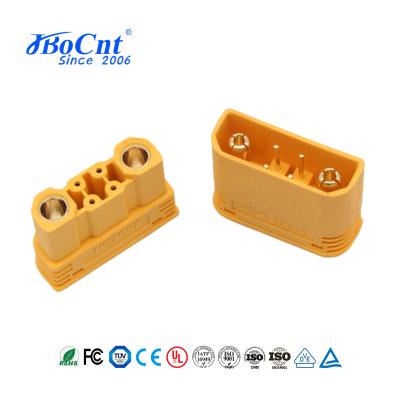 XT90S PCB Panel Mount Connector , Aircraft Plug Male And Female Connector For Brushless Motor