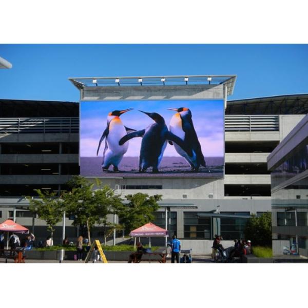 Box Waterproof LED Display , P6 Outdoor LED Video Wall Die Cast Aluminum Cabinet