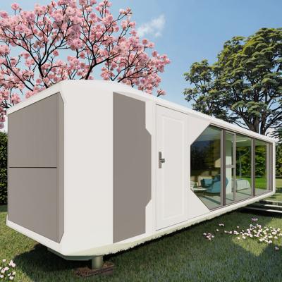 Maison de la capsule spatiale avec des services personnalisés personnalisés Maison de la capsule métallique