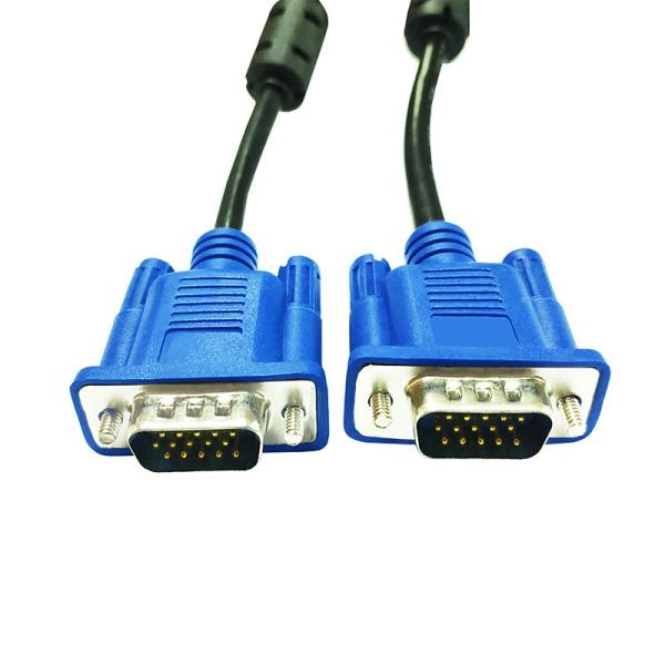 6.0mm Computer VGA Monitor Cables Hdmi To Vga Cable Braid Shielding
