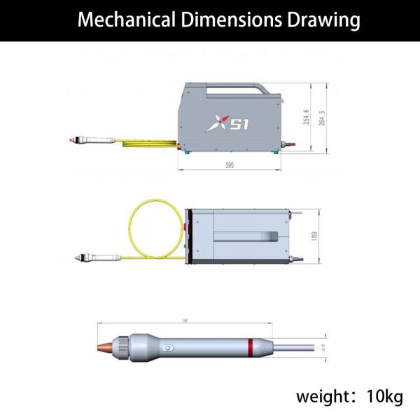 Portable 1500W Mini Air Cooling Handheld Laser Welding Machine for Stainless Steel Carbon Steel Aluminum Easy to Operate