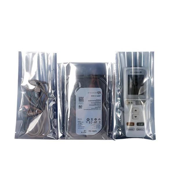 Grey Components Packaging OEM Anti Static ESD Shielding Bags Logo Printed