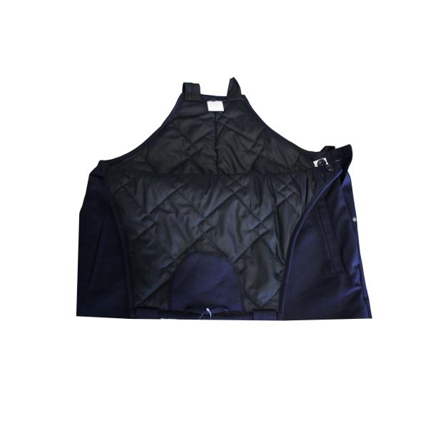 Хлопок 320GSM выстегал прозодежды Bib Workwear 3M 9910 серебряных отражательных прокладок