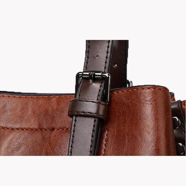 Сумка одиночных дам плеча ретро кожаная