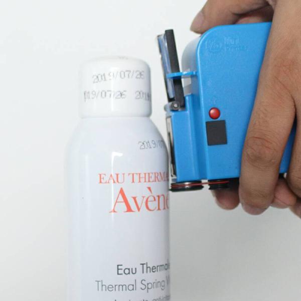 12.7 mm Printing Height Mini Handheld Bottle Inkjet Printer for Paper Material