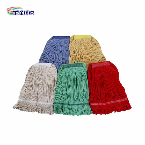 Wet Cotton Cleaning Mop Industrial Heavy Duty Commercial Cotton Mop Head Refill