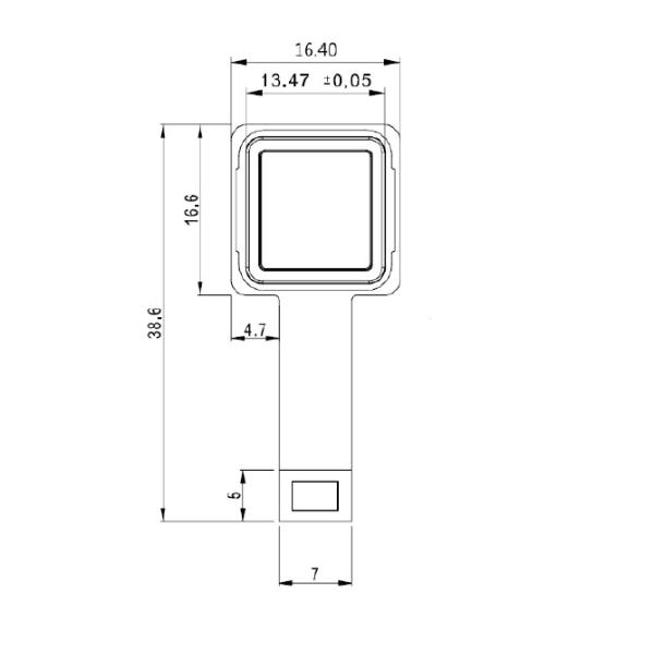 CAMA-AFM31 OEM емкостный датчик считывания отпечатков пальцев с обнаружением пальцев