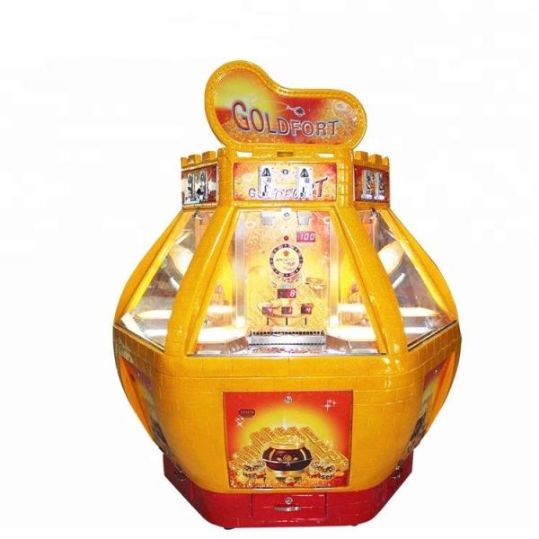 Electronic Lottery Gold Fort Prize Game Machine For Theater English Version