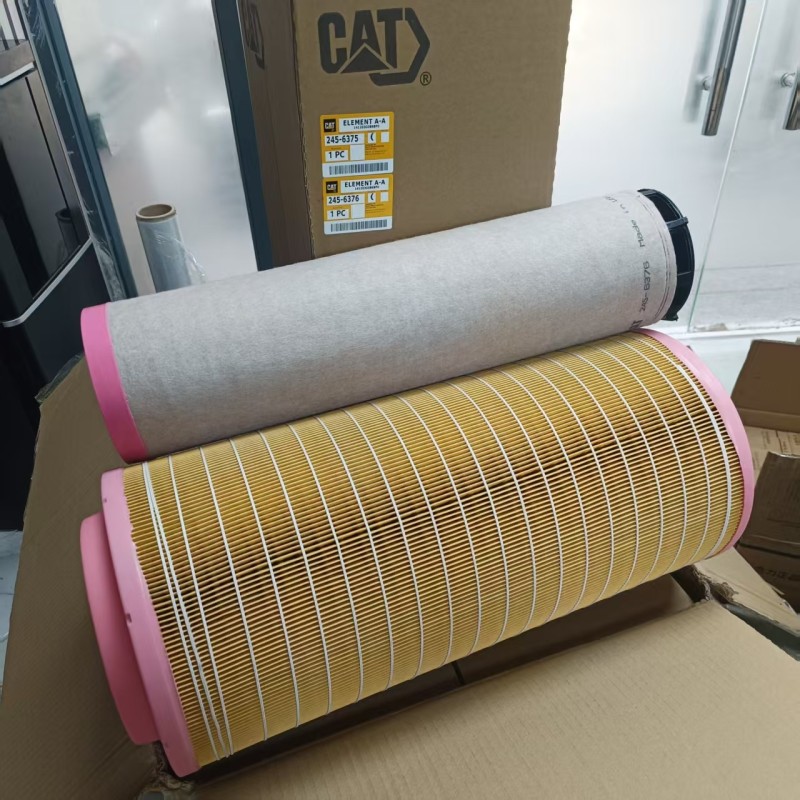 High Quality Excavator Wearing Parts Engine Air Filter 245-6375  245-6376 C25710 AF26399 P782105 for C7