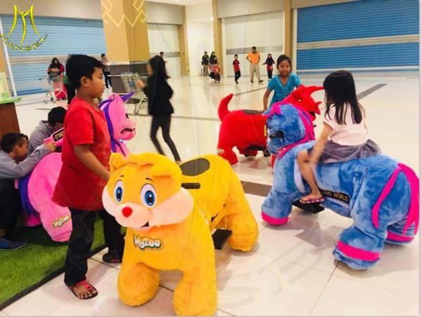 Hansel funfair moving coin operated children ride on car for shopping mall