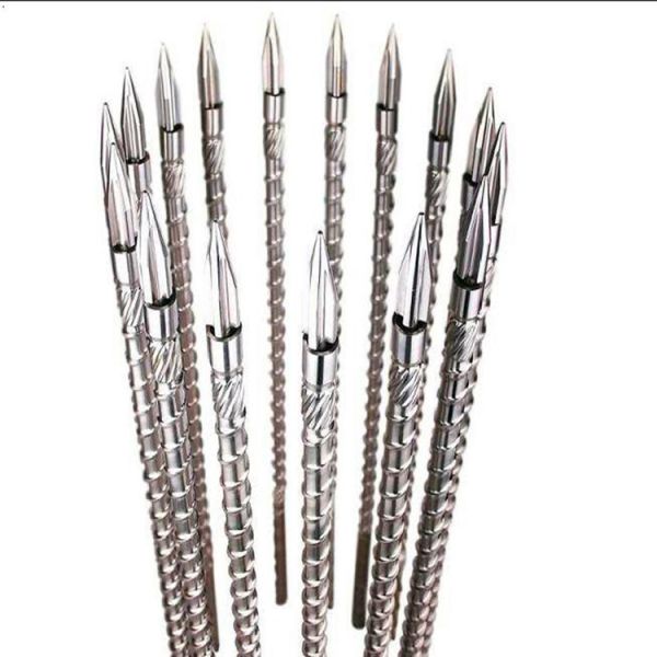 Jingchuangda Custom Injection Molding Screw Barrel, Bimetallic Alloy Anti-Wear Screw Cylinder for Plastic Injection Machine, 1 Year Warranty