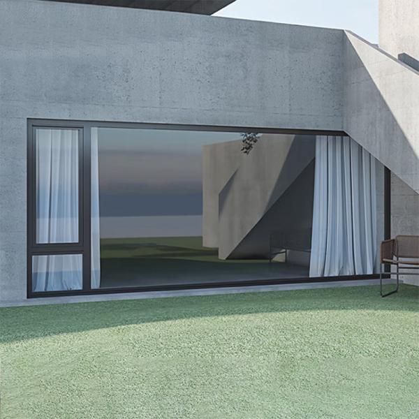 Факультативный цвет Вилла Оконные ограждения Свинговая открытая форма Алюминиевое французское стекло