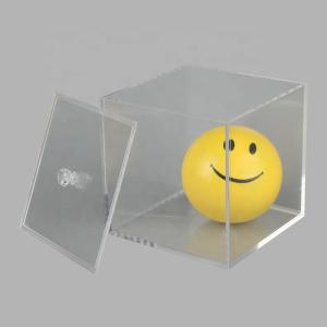 Size Custom Made Acrylic Display Box With Screw Magnet Closure Elite Trainer