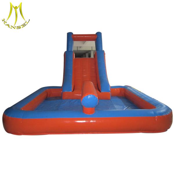 Hansel amusement water park inflatable playground slides for kids in entertainment center