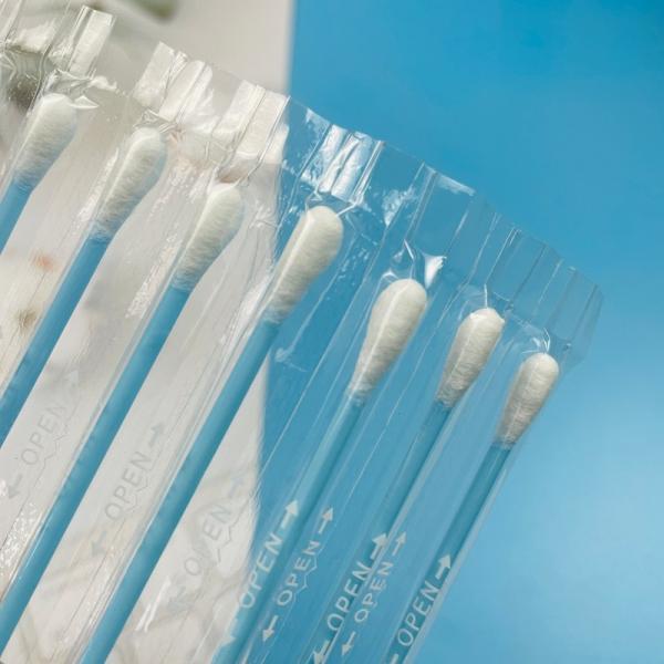 Professional Salon Cotton Swabs Individually Wrapped Round / Pointed Tips For Lash Extensions Spa Use