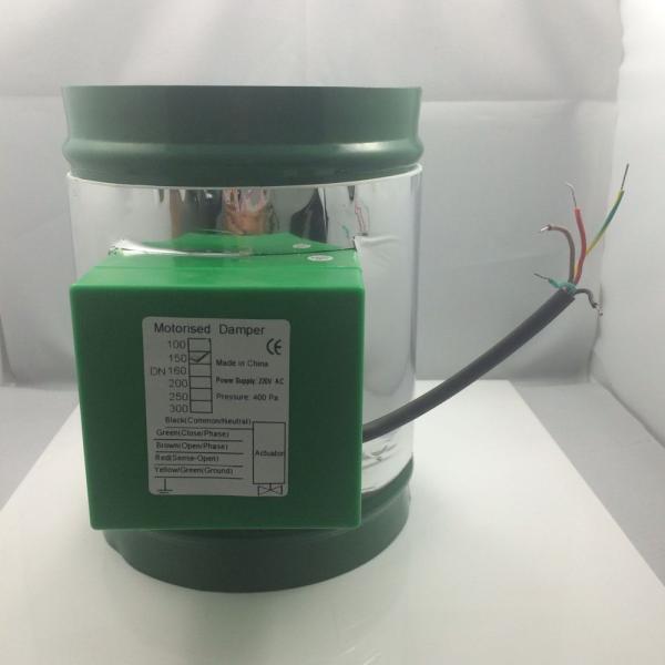 Residential Motorized Zone Dampers / Galvanized Steel Motorized Modulating Dampers