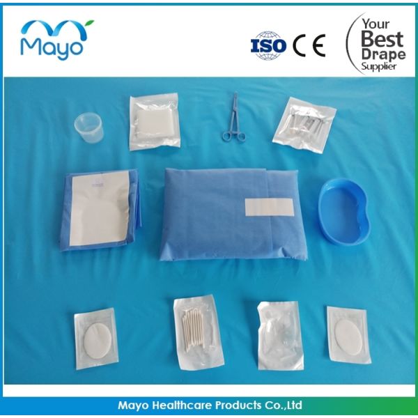 Sterilized Ophthalmic Drape with Double Pouch Ideal for Eye Surgery Kits and Surgical Procedure Sterility Assurance