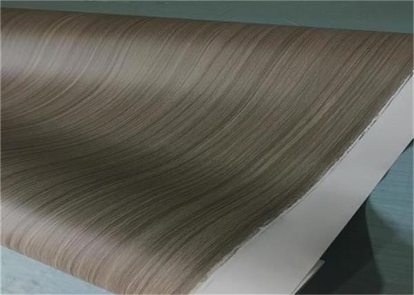 Brown Textured Vinyl Kitchen Door Covering Non Adhesive 150M Per Roll  0.3 X 1400MM